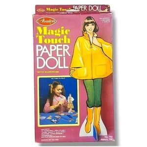 Vintage Avalon Magic Touch Paper Doll New In Box No. 762